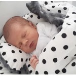 5 delni komplet Jukki Comfort Black dots 